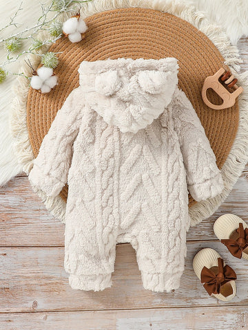 Baby Winter Long Sleeve Hoodie Jumpsuit