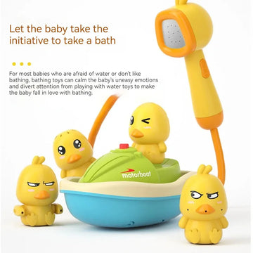 Baby Cute Duck Bathtub Boat Toy