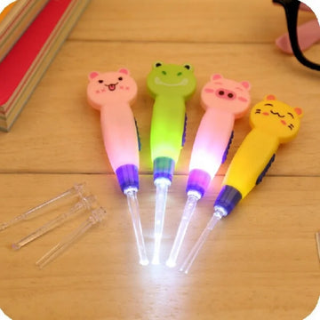 Baby LED Flashlight Earpick Cleaning Tools