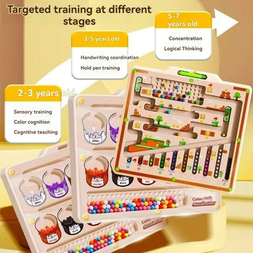 Children's Magnetic Maze Walking Ball Education Puzzle